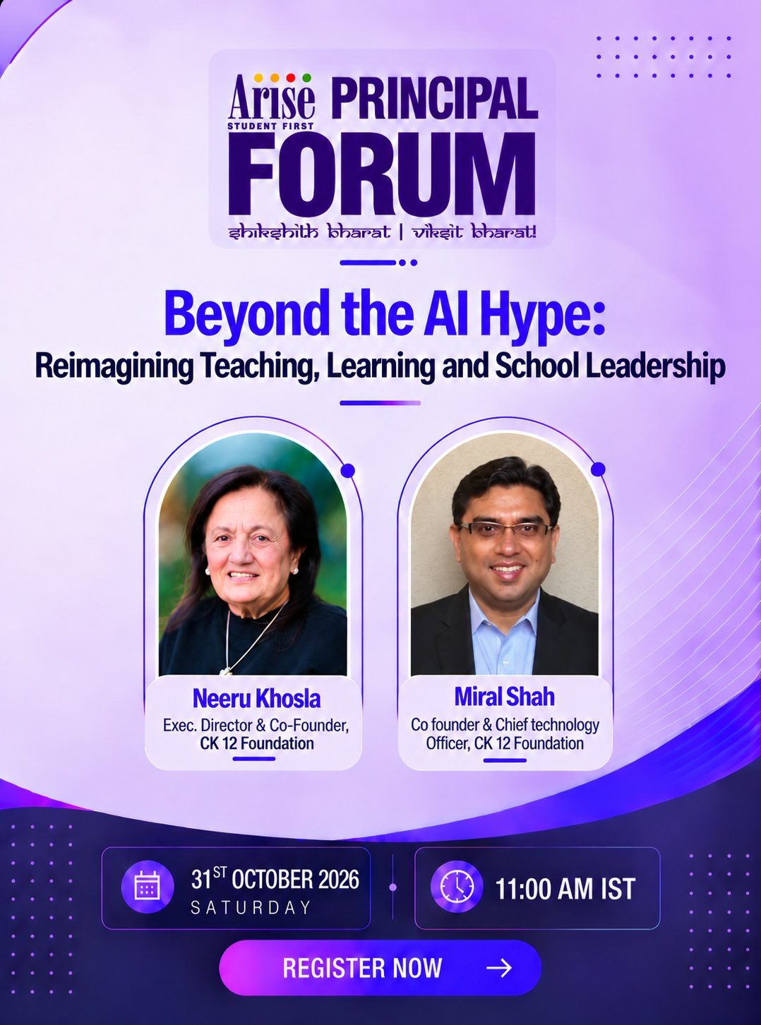 Beyond the AI Hype — ARISE Principal Forum webinar